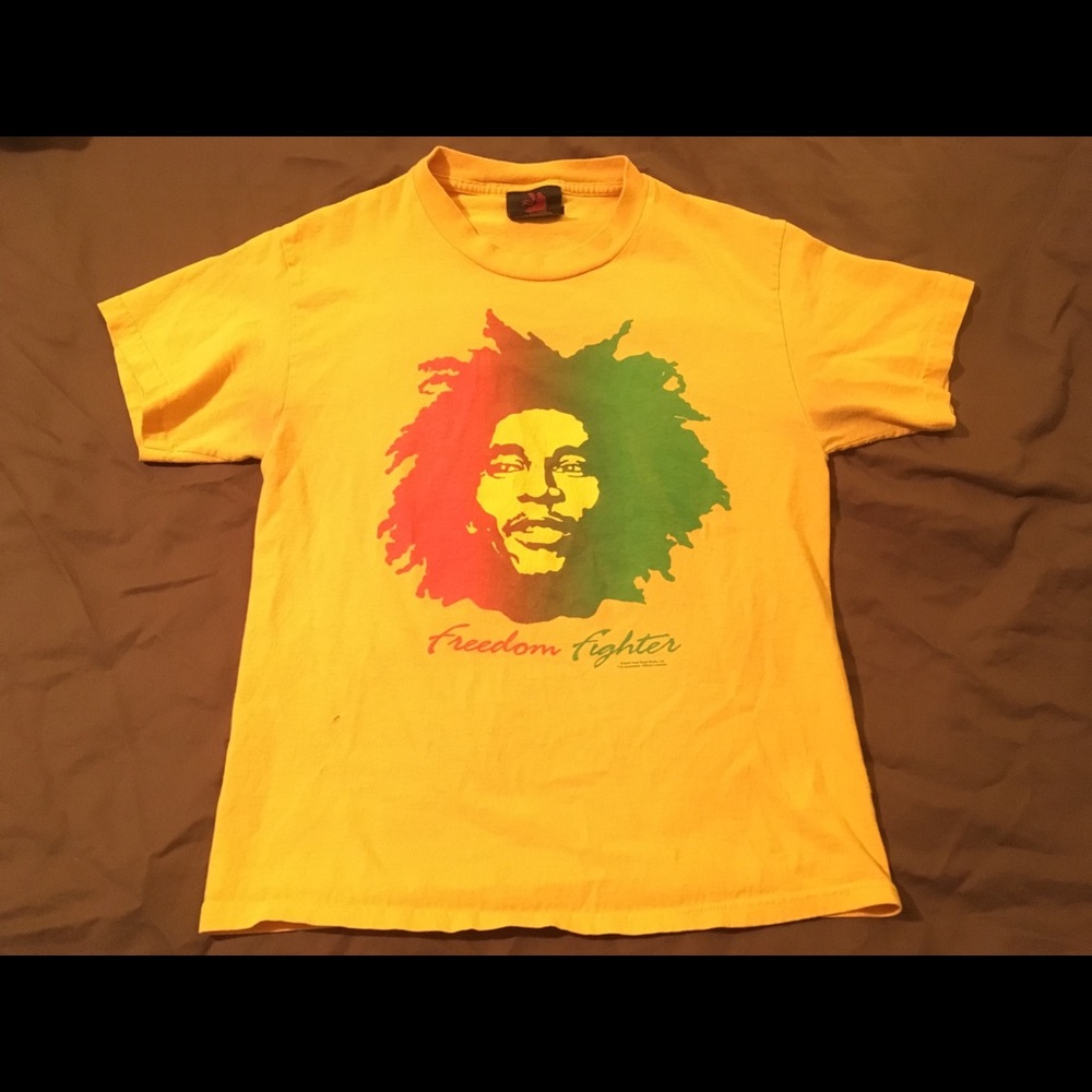 Vintage Bob Marley Freedom Fight T-shirt